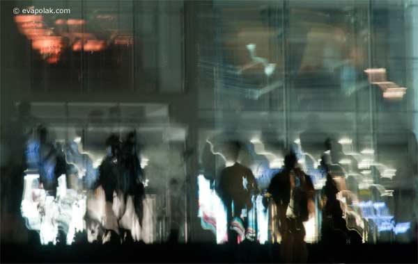 urban setting impression abstract